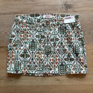 Wrangler multicoloured mini skirt new